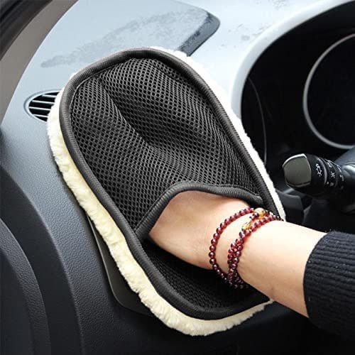 SU7 WORLD Car Wash Mitt Cleaning Glove – Soft Plush Car Cleaning Glove