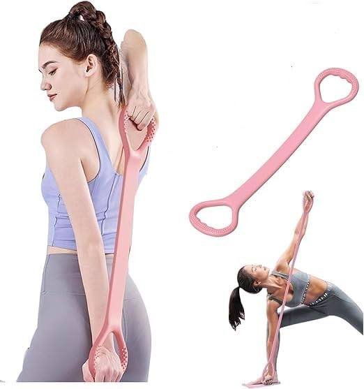 Figure 8 Resistance Band for Yoga & Fitness – Stretch Exercise Band with Box